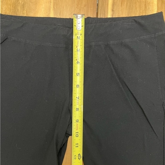 Eileen Fisher Tapered Stretch Versatile Elastic Waist Pull On Black Pants Size S - Picture 9 of 10